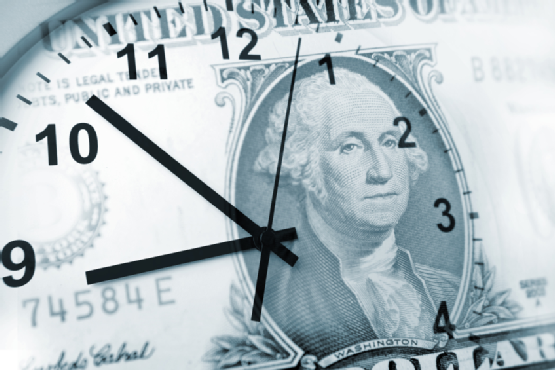 Time-Clock-Old-Clock-On-Dollar-Bill