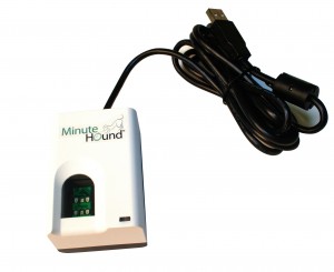 MinuteHound's Biometric Fingerprint Scanner